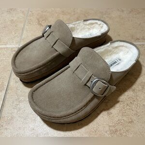 NWT🌷Birkenstock Buckley Shearling Clog
